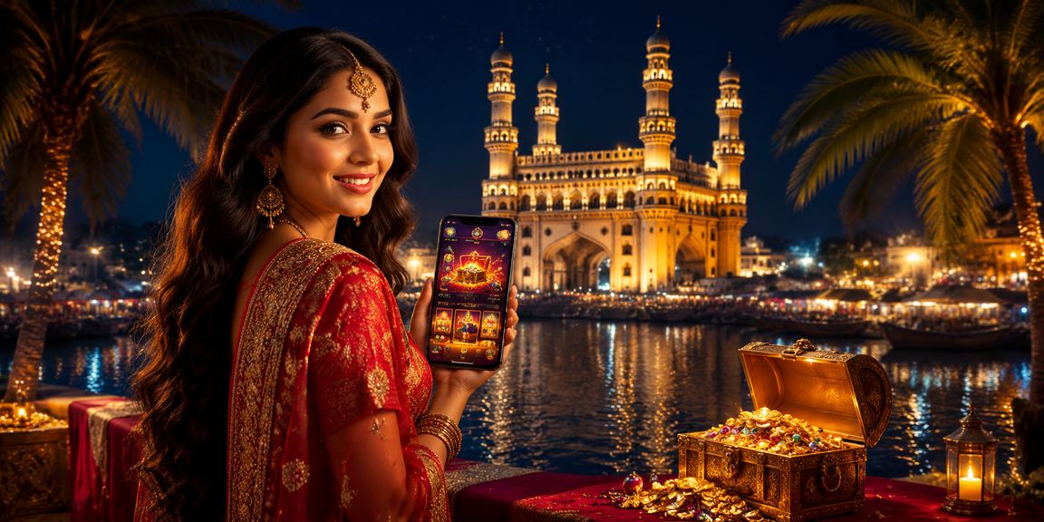Mobile gaming experience near Charminar Hyderabad during Aviator play